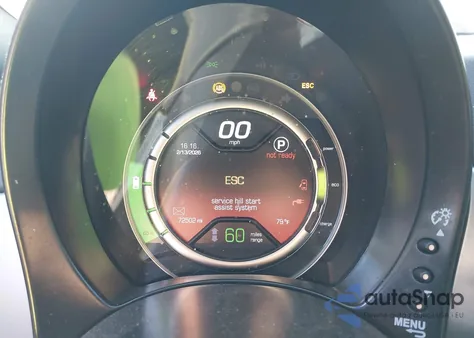 2017 Fiat 500E Battery Electric from USA, damaged, VIN 3C3CFFGE8HT579984